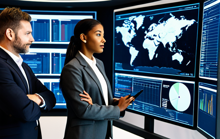 **Prompt:** A diverse team of professional logistics managers and data analysts, fully clothed in modest business attire, collaborating in a futuristic, high-tech logistics control center. Large, interactive digital dashboards display real-time supply chain data, predictive analytics, and optimized delivery routes. The scene is well-lit, emphasizing innovation and efficiency. Perfect anatomy, correct proportions, natural poses, well-formed hands, proper finger count. Professional photography, high quality, ultra-detailed, cinematic lighting. safe for work, appropriate content, fully clothed, professional.