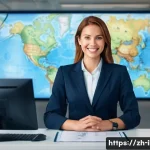 국제물류의 포워딩 프로세스 이해 - **Prompt 1: The Expert Logistics Manager**
    "A highly professional and composed female logistics ...